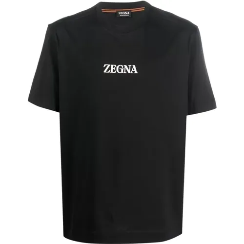 Tops > T-Shirts - - Ermenegildo Zegna - Modalova