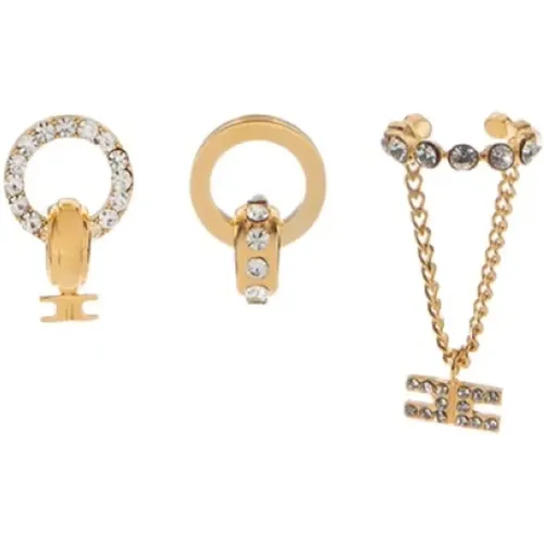 Accessories > Jewellery > Earrings - - Elisabetta Franchi - Modalova