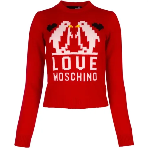 Knitwear > Round-neck Knitwear - - Love Moschino - Modalova