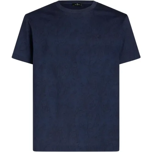 Etro - Tops > T-Shirts - Blue - ETRO - Modalova