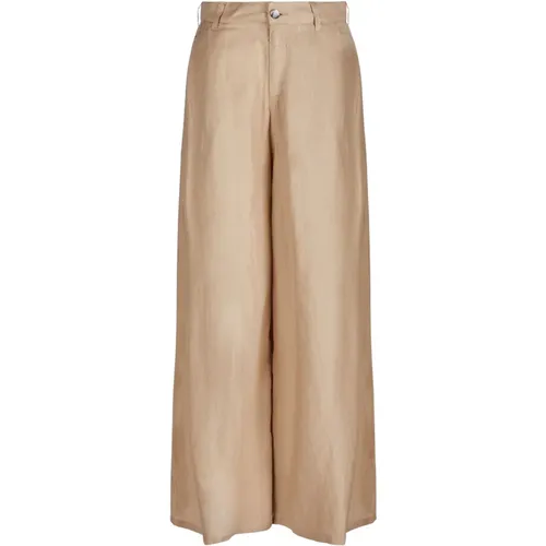 Trousers > Cropped Trousers - - Emporio Armani - Modalova