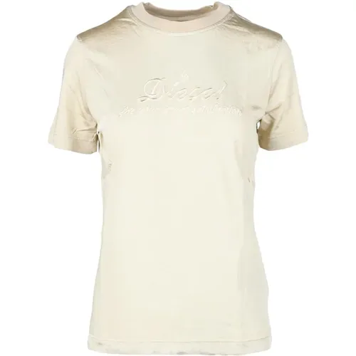 Diesel - Tops > T-Shirts - Beige - Diesel - Modalova