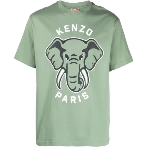 Kenzo - Tops > T-Shirts - Green - Kenzo - Modalova