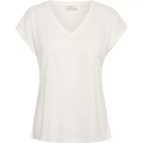 Kaffe - Tops > T-Shirts - White - Kaffe - Modalova