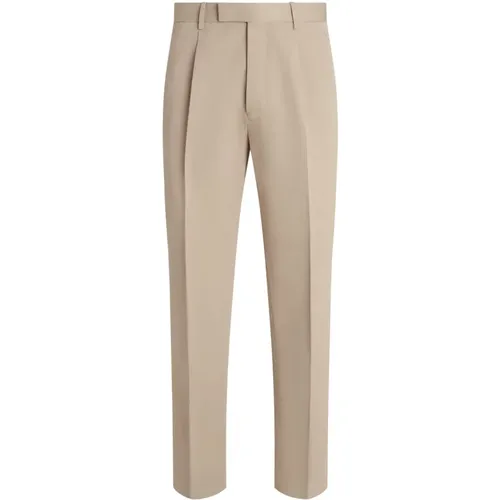 Trousers > Slim-fit Trousers - - Z Zegna - Modalova