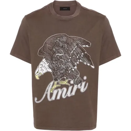 Amiri - Tops > T-Shirts - Brown - Amiri - Modalova