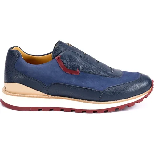 Testoni - Shoes > Sneakers - Blue - Testoni - Modalova