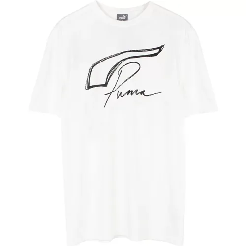 Puma - Tops > T-Shirts - White - Puma - Modalova