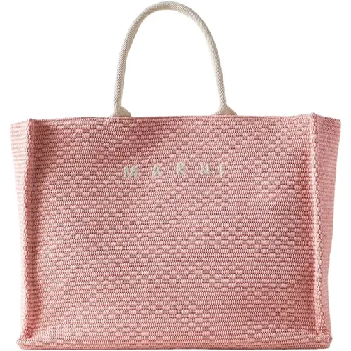Marni - Bags > Tote Bags - Pink - Marni - Modalova