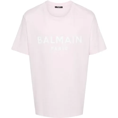 Balmain - Tops > T-Shirts - Pink - Balmain - Modalova