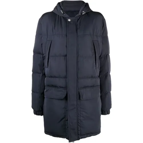 Eleventy - Coats > Parkas - Blue - Eleventy - Modalova