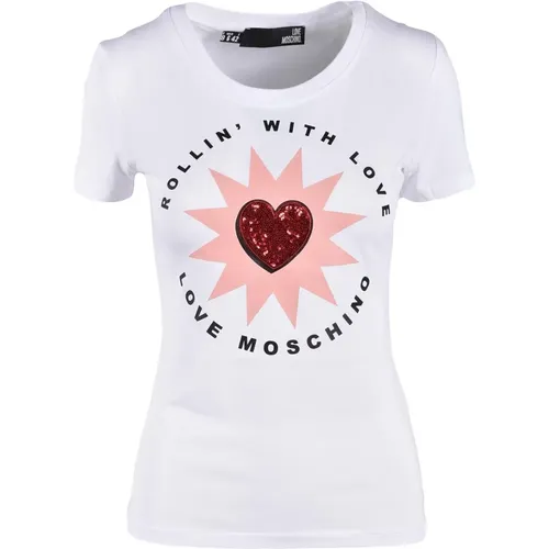 Tops > T-Shirts - - Love Moschino - Modalova