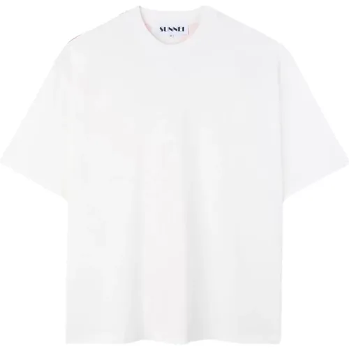 Sunnei - Tops > T-Shirts - White - Sunnei - Modalova