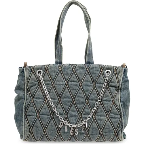 Diesel - Bags > Tote Bags - Blue - Diesel - Modalova