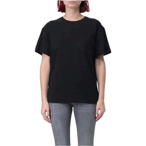 Twinset - Tops > T-Shirts - Black - Twinset - Modalova