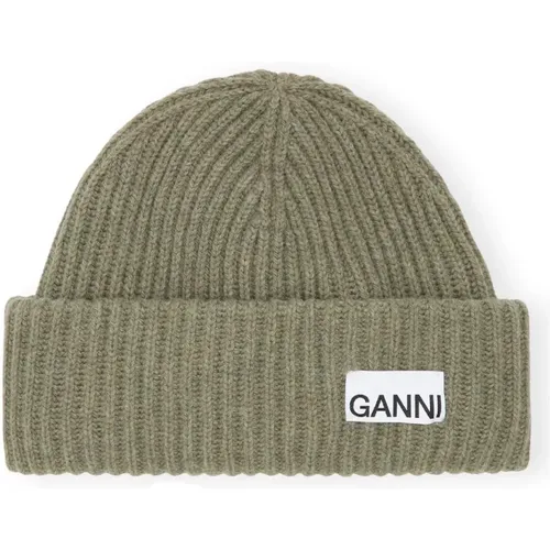 Accessories > Hats > Beanies - - Ganni - Modalova