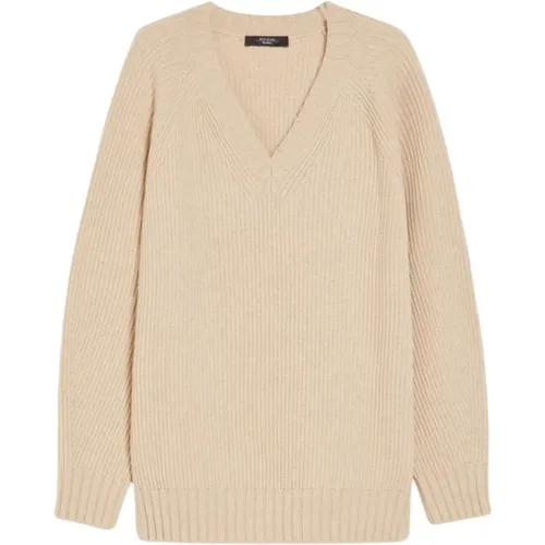 Knitwear > V-neck Knitwear - - Max Mara Weekend - Modalova