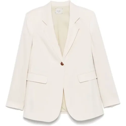 Alysi - Jackets > Blazers - Beige - Alysi - Modalova