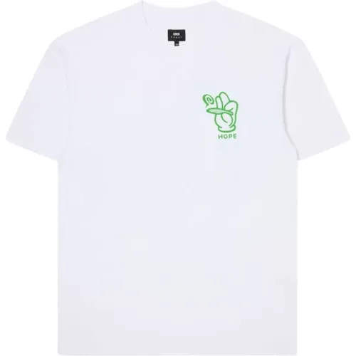 Edwin - Tops > T-Shirts - White - Edwin - Modalova