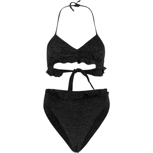 Amen - Swimwear > Bikinis - Black - Amen - Modalova