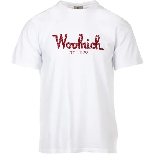 Tops > T-Shirts - - Woolrich - Modalova