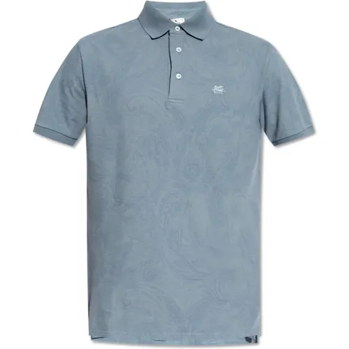 Etro - Tops > Polo Shirts - Blue - ETRO - Modalova