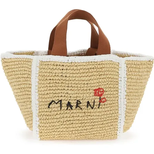 Marni - Bags > Tote Bags - Brown - Marni - Modalova