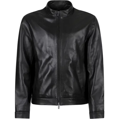 Jackets > Leather Jackets - - Calvin Klein - Modalova