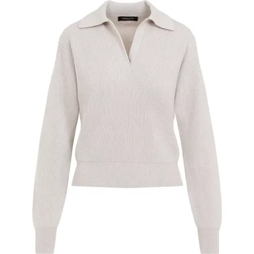 Knitwear > V-neck Knitwear - - Fabiana Filippi - Modalova