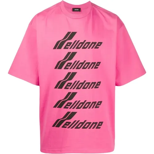 We11Done - Tops > T-Shirts - Pink - We11Done - Modalova