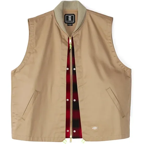 Dickies - Jackets > Vests - Beige - Dickies - Modalova