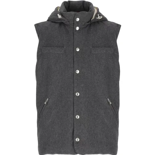 Jackets > Vests - - BRUNELLO CUCINELLI - Modalova