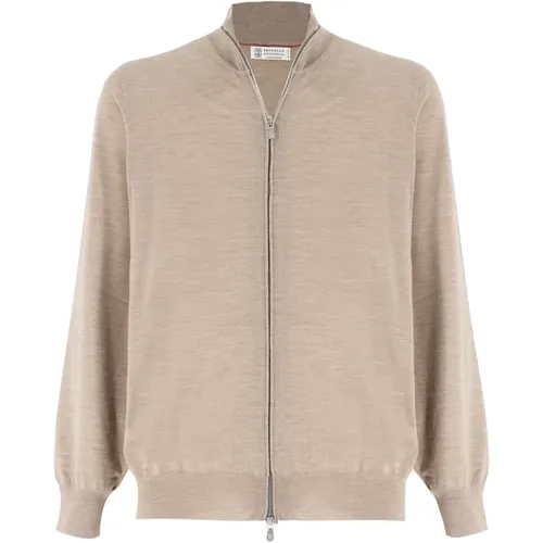 Sweatshirts & Hoodies > Zip-throughs - - BRUNELLO CUCINELLI - Modalova