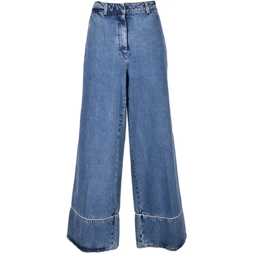 Bally - Jeans > Wide Jeans - Blue - Bally - Modalova