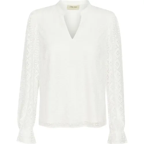 Blouses & Shirts > Blouses - - Cream - Modalova