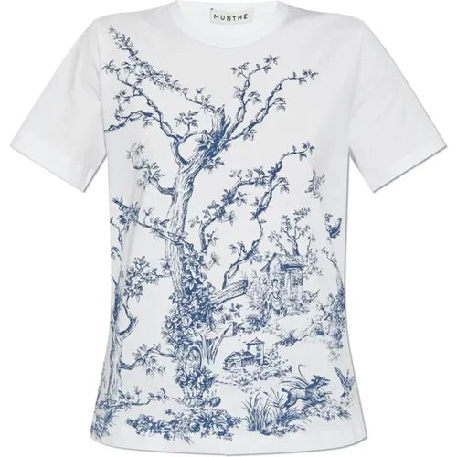 Munthe - Tops > T-Shirts - White - Munthe - Modalova