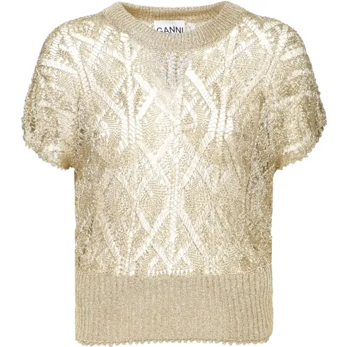 Knitwear > Round-neck Knitwear - - Ganni - Modalova