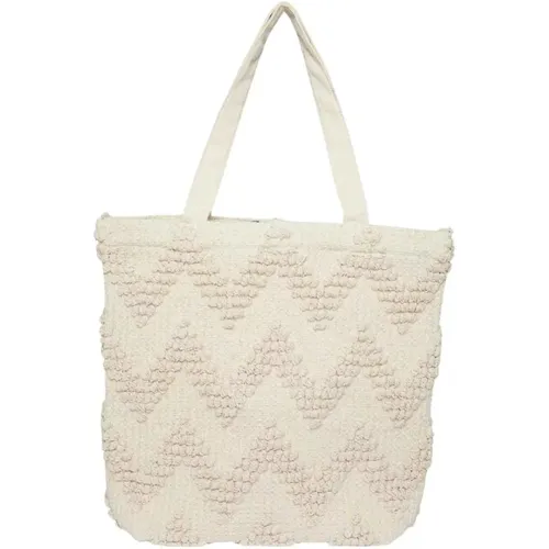 Pieces - Bags > Tote Bags - Beige - Pieces - Modalova