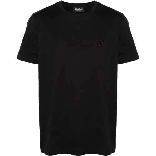 Dondup - Tops > T-Shirts - Black - Dondup - Modalova