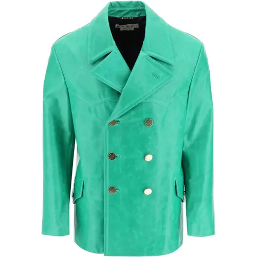 Marni - Jackets > Blazers - Green - Marni - Modalova