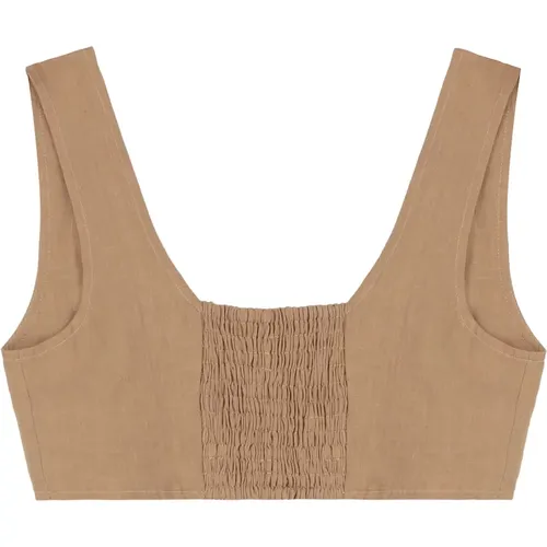 Tops > Sleeveless Tops - - Le Kasha - Modalova