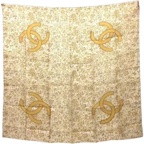 Pre-owned > Pre-owned Accessories > Pre-owned Scarves - - Chanel Vintage - Modalova