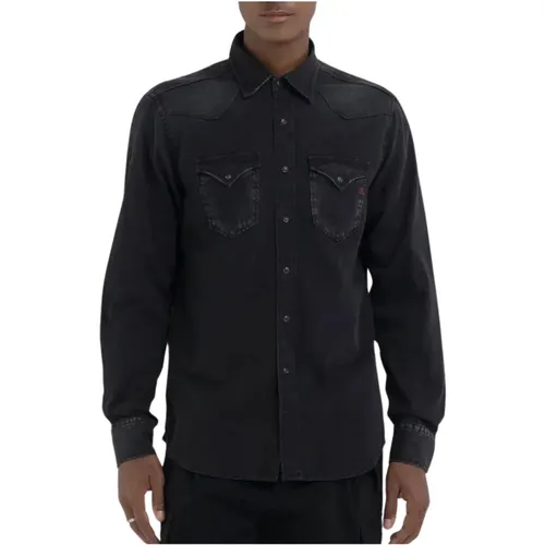 Shirts > Denim Shirts - - Replay - Modalova