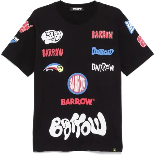 Barrow - Tops > T-Shirts - Black - Barrow - Modalova