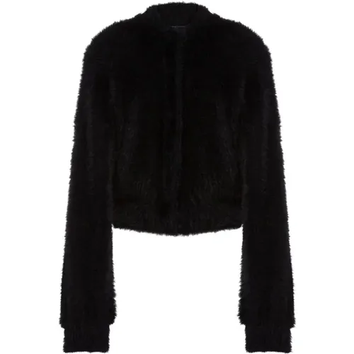 Jackets > Faux Fur & Shearling Jackets - - alberta ferretti - Modalova