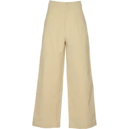 Trousers > Wide Trousers - - Roberto Collina - Modalova