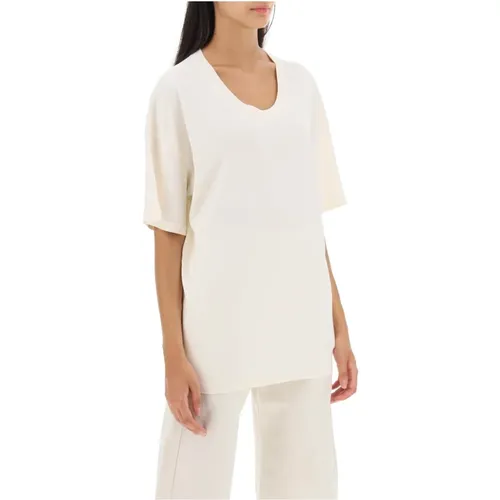 Lemaire - Tops > T-Shirts - White - Lemaire - Modalova