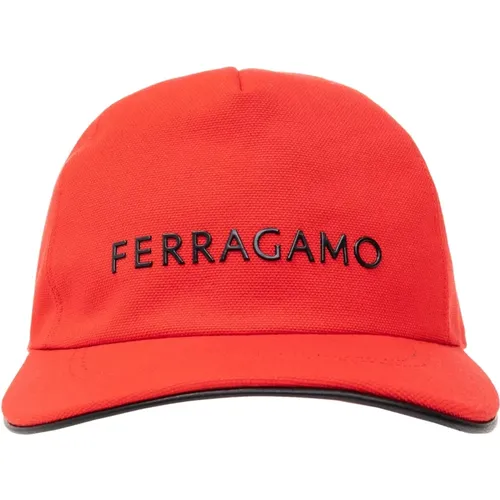 Accessories > Hats > Caps - - Salvatore Ferragamo - Modalova