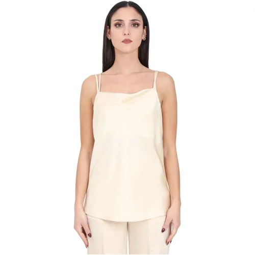 Tops > Sleeveless Tops - - Simona Corsellini - Modalova