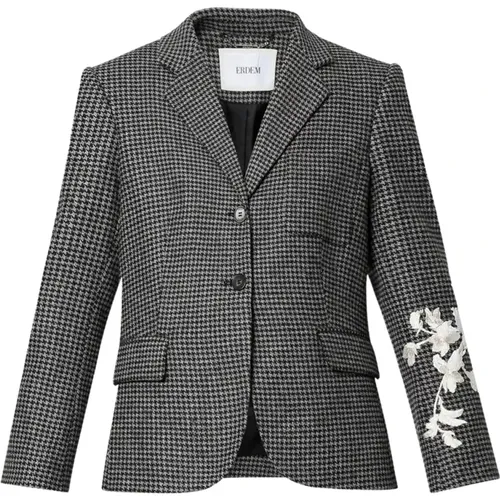 Erdem - Jackets > Blazers - Gray - Erdem - Modalova